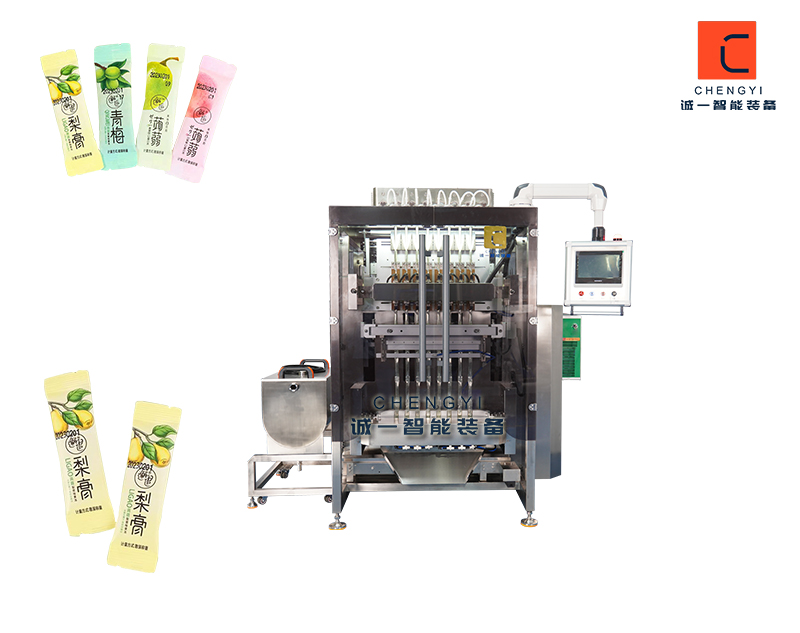 果凍包裝機_全自動條狀果凍多列包裝機